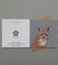 Fox greetings card, blank card, Wildlife - Image 8