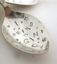 We Four Kings, apostle coffeespoons, handstamped, funny, small, mismatched set - Image 4
