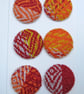 Red and Orange Covered Buttons - Image 3
