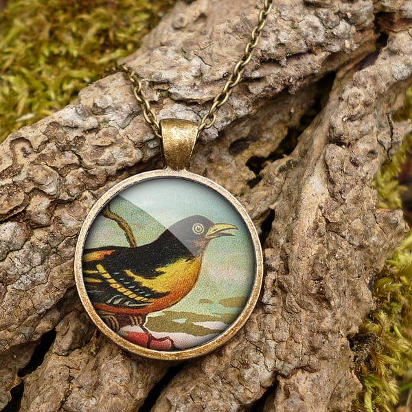 Affable Bird Large Necklace (TB03)