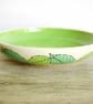 Pasta Bowl - Green Beech Leaves (Little Light Green)