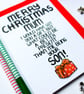 Funny Christmas Card From Son for Mum, Cheeky Christmas Card For Mum - Image 9