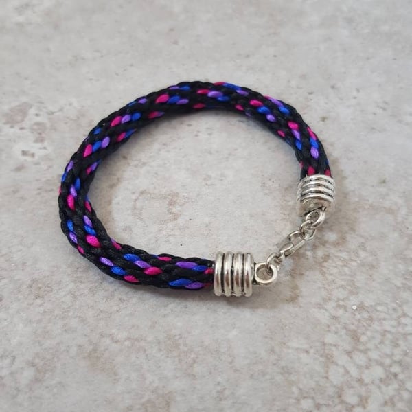 Bisexual Bracelet, Bi Pride Wristband, LGBTQ, Bisexual flag Jewellery