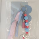 Beaded Keychain, tassel Bag charm can be customised 