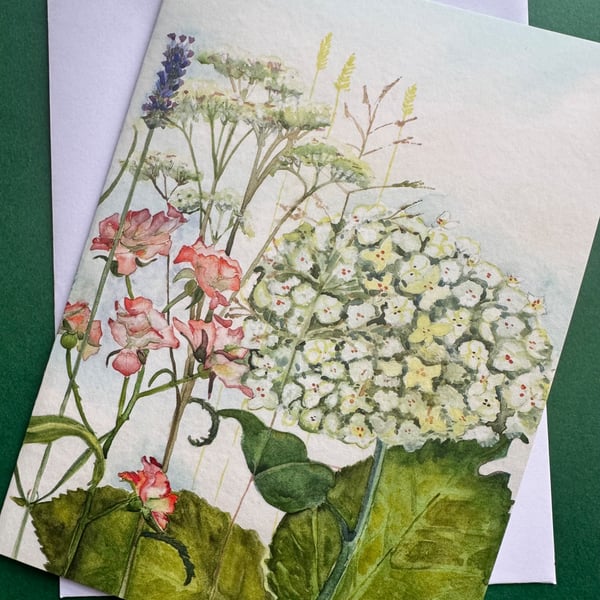 Card 'Fleurs' 
