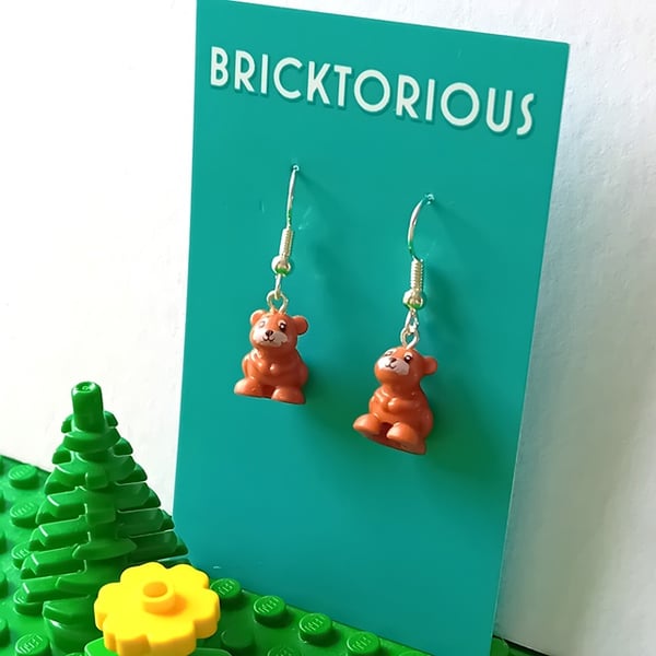 Lego Hamster Earrings