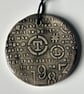 Ceramic Keepsake Wall Hanging: Grey Text - Image 3
