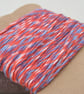 10m Soft Bright Red, Blue Cotton String - Image 2