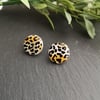 Animal Print Medium Studs