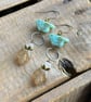 Whimsical Mint Green Czech Glass Bird Earrings. Jewellery for Nature Lovers - Image 4