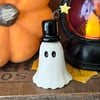 Ceramic ghost Top Hat Terror