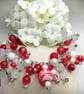 Glass Candy Cane Bracelet - Image 1