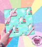 Shark Gift wrap, jaws wrapping paper, have a jawsome birthday, shark pun gift wr - Image 4