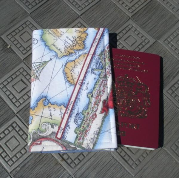 Passport holder cover
