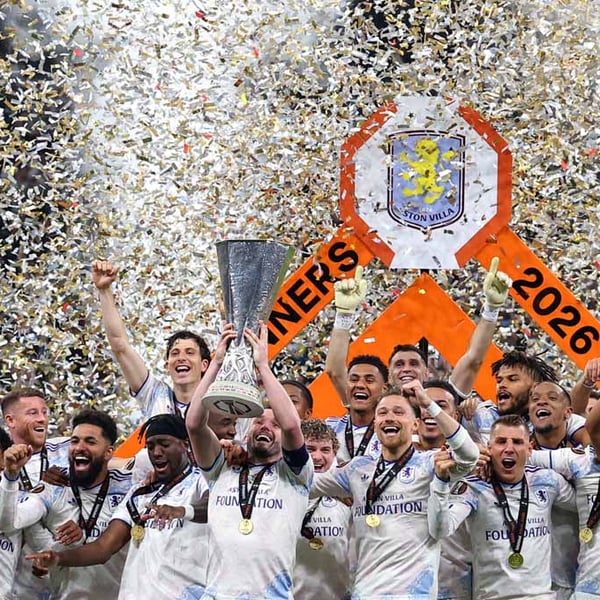 Aston Villa FC UEFA Europa League Cup Winners 2026 Photograph Print