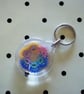 Multi coloured Tatted key-ring  - Image 1