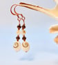 Shiva Eye Shell Earrings, Birthday, Anniversary, Mother's Day,  Gifts For Her