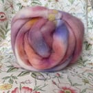 Dyed wool tops roving for spinning - 100g