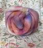Dyed wool tops roving for spinning - 100g