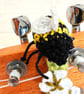 Bumble Bee Ukulele Headstock Decoration - Image 3