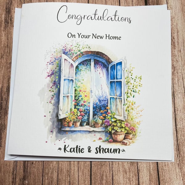 New Home Congratulations Card Handmade And Personalised For Son Daughter
