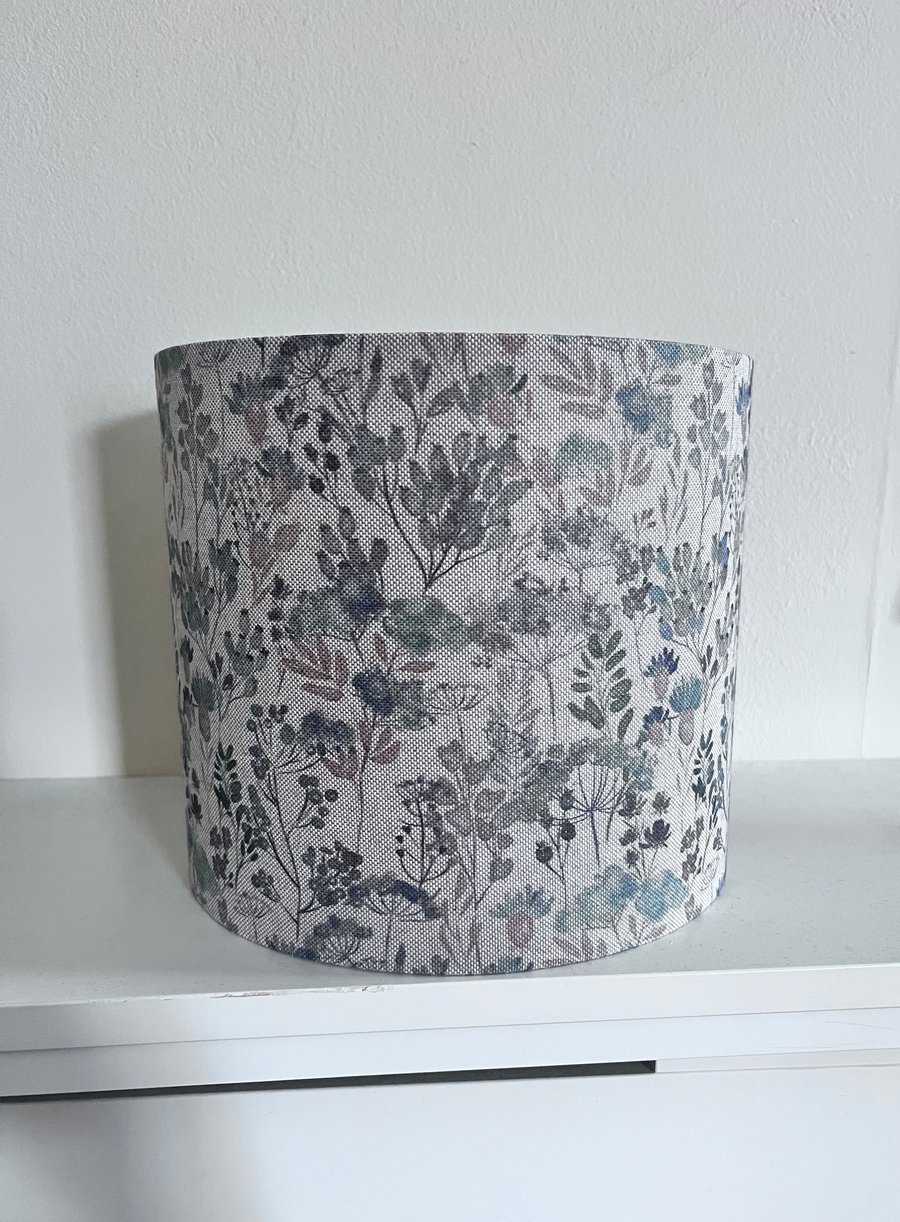 Handmade Wisteria Country Garden Linen Cotton Lampshade