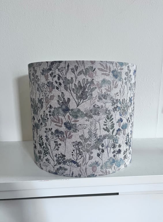 Handmade Wisteria Country Garden Linen Cotton Lampshade