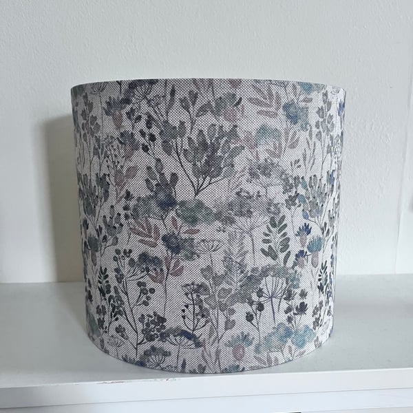 Handmade Wisteria Country Garden Linen Cotton Lampshade