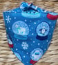 Small Dog Bandana & Bow Set.  Neck Size Small. 10 to 12 inches. 26 to 31 cm. - Image 2