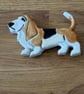 Ceramic Basset Hound Fridge magnet - Image 2