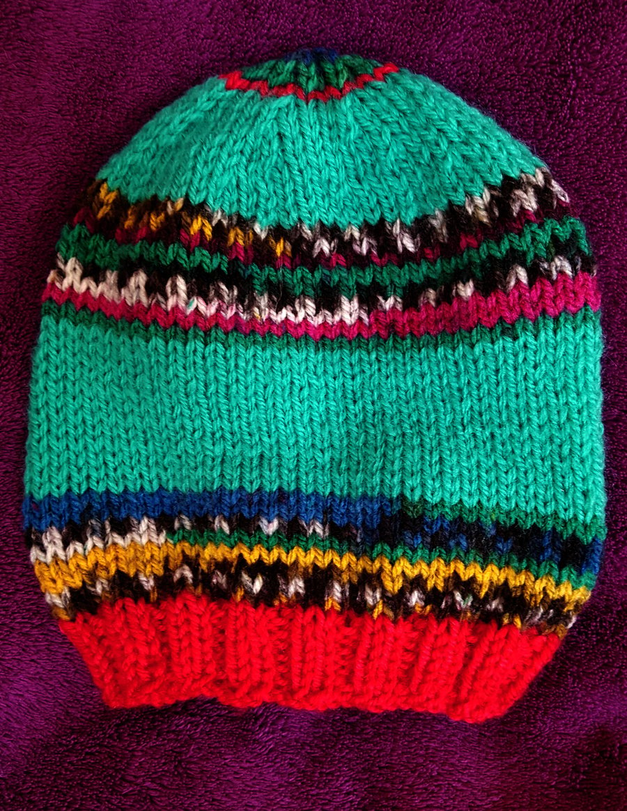 Hand knitted Baby Beanie Hats