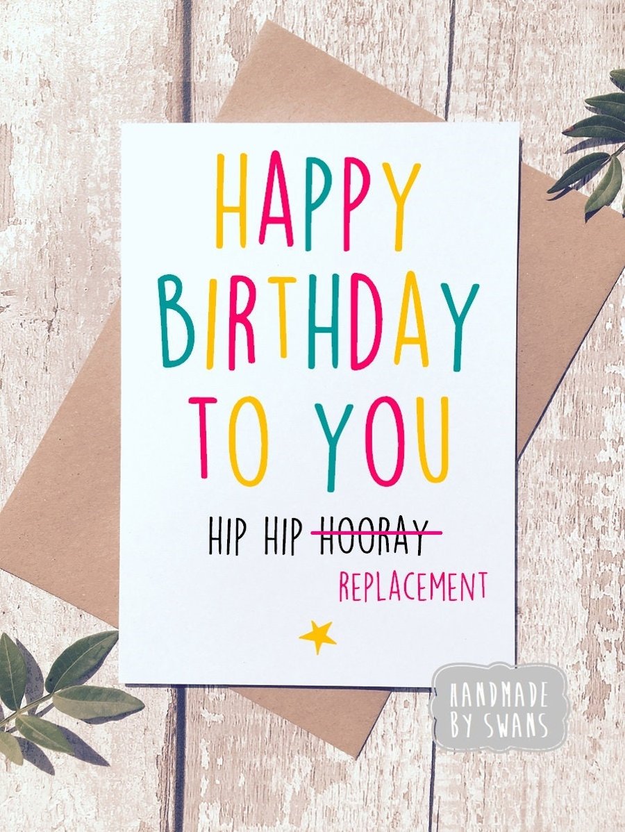 Funny birthday card, birthday card for friend, milestone birthday card , funny c