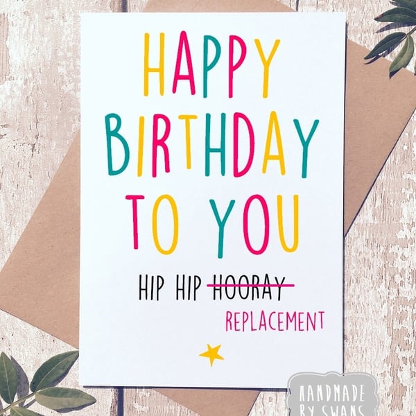 Funny birthday card, birthday card for friend, milestone birthday card , funny c