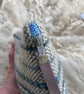 Wool Pouch - Teal. Handwoven in Wales - Image 2