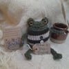 Bah Humbug the Frog - A Grumpy Little Handknitted Companion