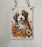 Old English Sheepdog puppy slate wall hanging large - Image 3