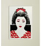 Geisha Linocut - Image 1