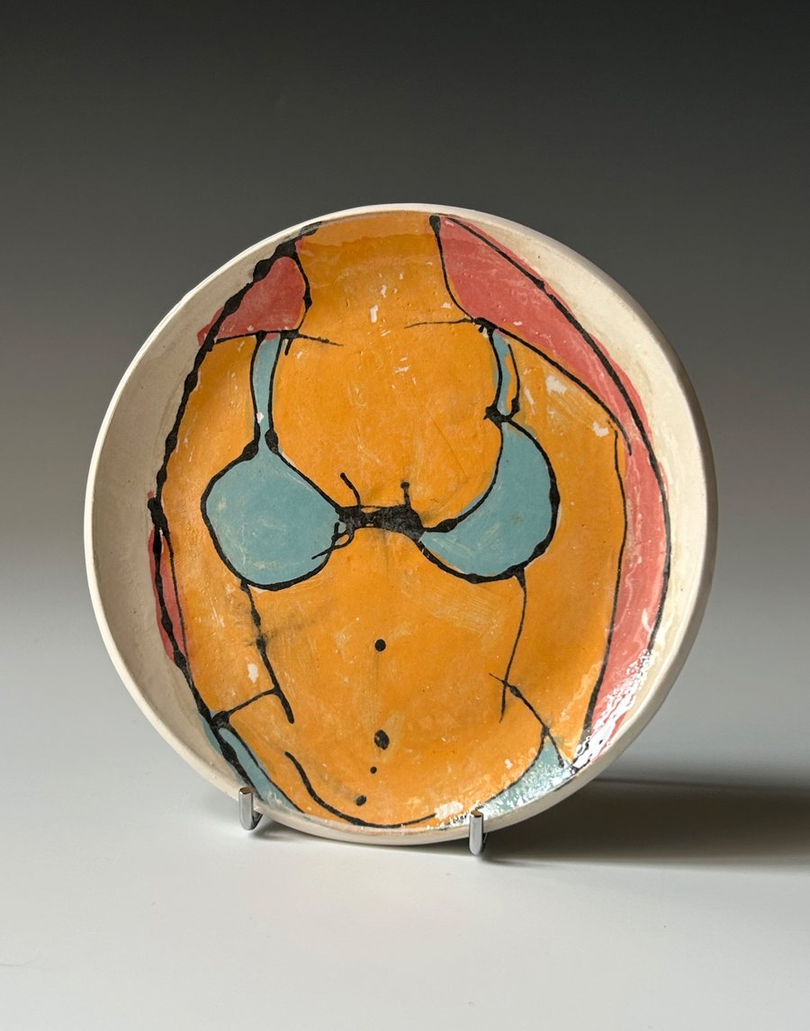 Torso Dish: Orange 15cm diameter