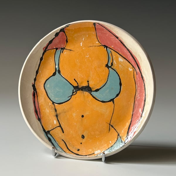 Torso Dish: Orange 15cm diameter