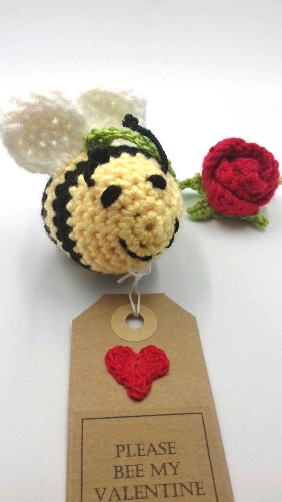Crochet -Please Bee My Valentine!