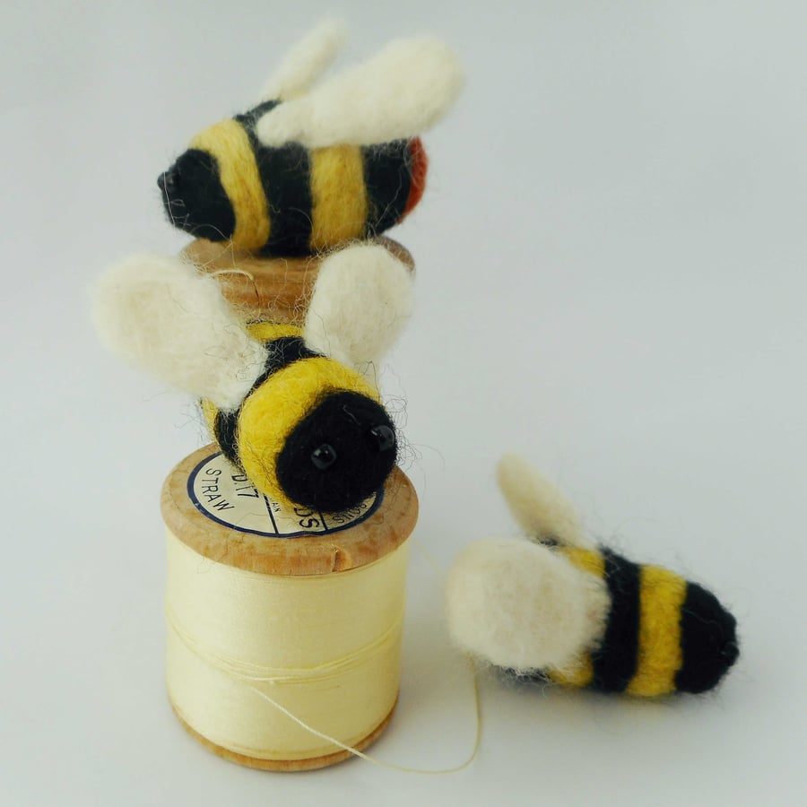 Friday 25 April 2025 - Needle Felted Bumble Bee (workshop)
