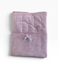 Pretty Pink Bow Reading Gift Set.  Medium, Handmade Book Sleeve with Accessories