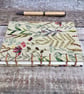 Journal Notebook Hand bound in Coptic Stitch covered with Wildflowers Paper  - Image 4