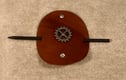 Leather Hair Stick Barrettes