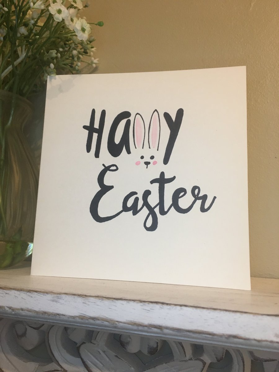 Easter Bunny Card - Easter Card - Happy Easter 