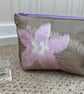 Pink Star Luxury Makeup Bag, Handmade in the UK