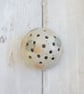 FLOWER BRICK hand-built stoneware pottery in satin white - Image 4