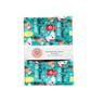 Fabric Handmade Pretty Cotton Tea Towel with a Dog Furry Friends Design-TETO-06 - Image 3