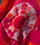 Tie dye cropped long sleeve zip hoodie (L) - Image 3
