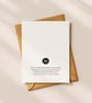 Red Deer, A6 giclée greetings card with recycled brown envelope - Image 4